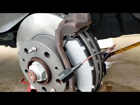 Dodge Ram 2500 Pro master Front Brake Pads and Rotor Change with Brake pad sensors 2016 and Others