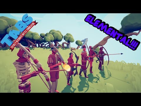 TABS | All Type Of Archer Vs Every Units (Elemental) - Totally Accurate Battle Simulator