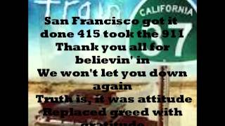 California 37 Train ( lyric video)