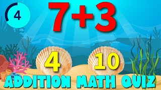 Fun Kindergarten Math Quiz | Addition to 10