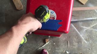 How to Make/Install an Ice Chest Drain Plug