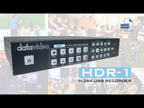 Official Introduction to hdr-1 h.264 usb recorder data video