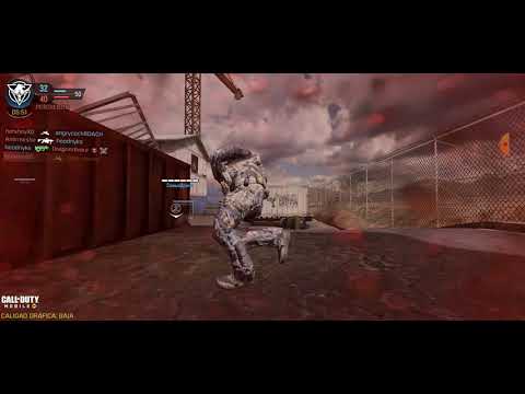 Call of duty móvil probando en LG Q60