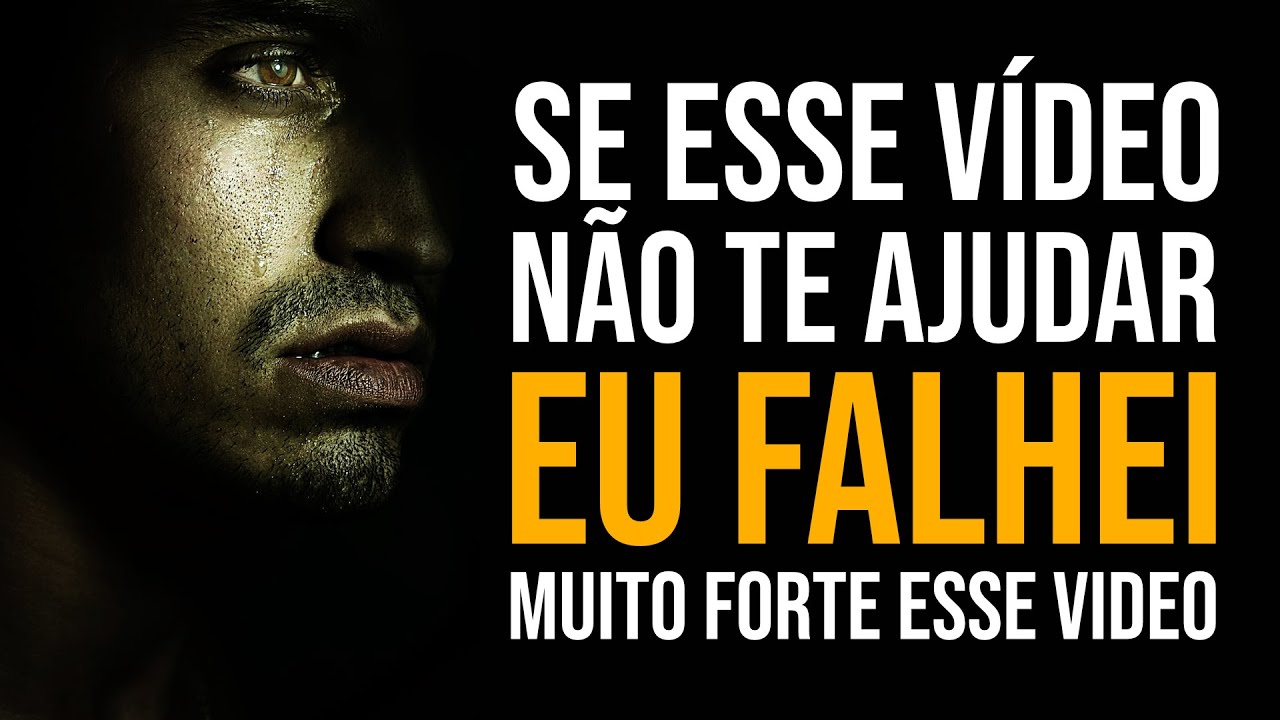 CARACA!!! ESSE VÍDEO ME FEZ CHORAR (MUITO FORTE) | MOTIVAÇÃO