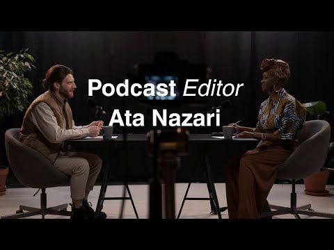 Podcast Editing Sample | Before & After (Color & Audio Fix) – Ata Nazari