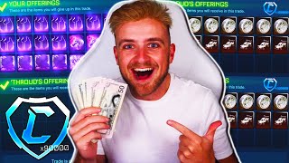 *OMG* I Found The RICHEST Trader in Rocket League & Made 100,000s of Credits!
