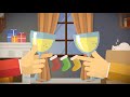 4098 Merry Christmas Logo Reveal New Year Greeting Card Animation Intro