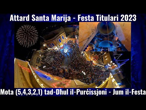 𝐃ħ𝐮𝐥 𝐢𝐥-𝐏𝐮𝐫ċ𝐢𝐬𝐬𝐣𝐨𝐧𝐢 (𝟐𝟎𝟐𝟑 - 𝟓,𝟒,𝟑,𝟐,𝟏) / 𝐀𝐭𝐭𝐚𝐫𝐝 𝐒𝐚𝐧𝐭𝐚 𝐌𝐚𝐫𝐢𝐣𝐚 / 𝐅𝐞𝐬𝐭𝐚 𝐓𝐢𝐭𝐮𝐥𝐚𝐫𝐢 / 𝟓 𝐐𝐧𝐢𝐞𝐩𝐞𝐧