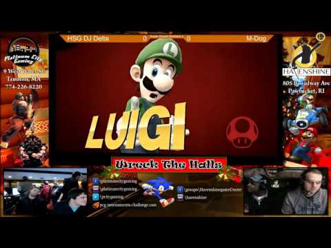 Wreck The Halls 2015 Smash 4 Singles Winners Rd2 HSG DJ Delta vs M Dog