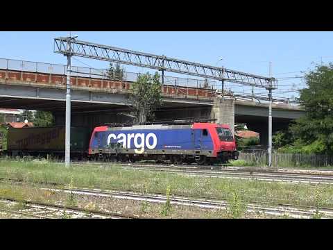 ARRIVO DELLA 484 SBB CARGO CON TEC A GALLARATE (VA) GIOV. 19 - 7 - 2018