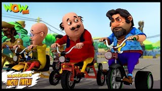 Motu Patlu New Episode | Hindi Cartoons For Kids | Tricycle Race | Wow Kidz