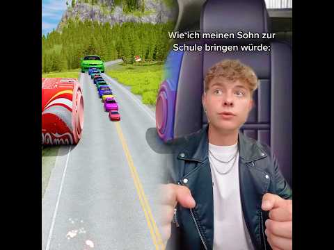 Wie ich meinen Sohn zur Schule bringen würde Jonas Ems #Shorts