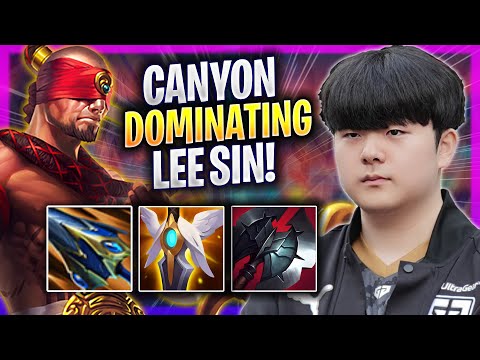 CANYON DOMINATING WITH LEE SIN! - GEN Canyon Plays Lee Sin JUNGLE vs Graves! | Season 2024