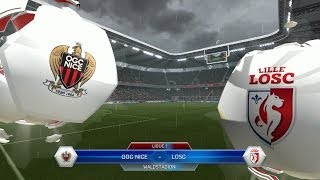 preview picture of video 'Fifa 14: Nice vs Lille | ligue 1 | 23éme journée'