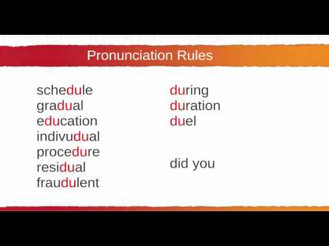 Pronunciation Kuralı-du