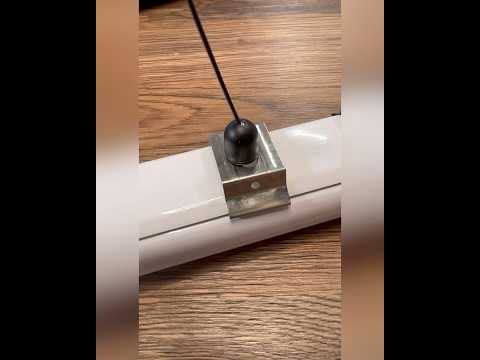 Крепеж троса диаметром 2 мм (с крепежной гайкой под шуруп) черный