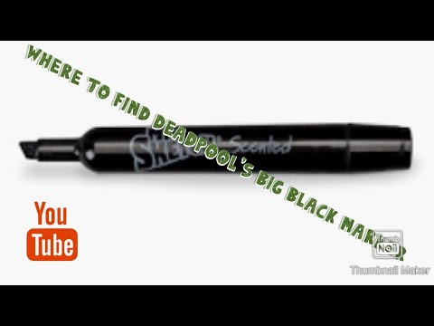 How to find deadpool's big black marker in Fortnite battle royale