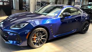 24 Subaru BRZ tS in Sapphire Blue Pearl - exterior walk around
