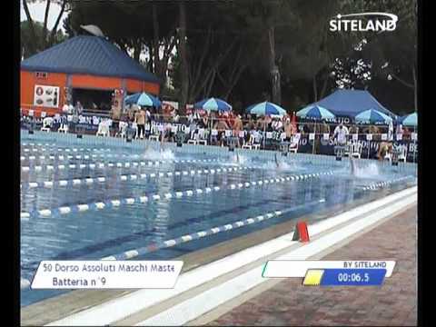 Serie 9 dei 50 Dorso  Assoluti Maschi Master - 11 Memorial Andrea Bettiol