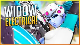 OVERWATCH: WIDOW ELÉCTRICA CABREADA LLAMA A SU AMIGO REAPERINO | Makina