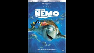 Opening to Finding Nemo DVD (2003 Both Discs)