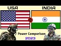 India vs USA military power Comparison 2023 | US vs India military power 2023 | world military power