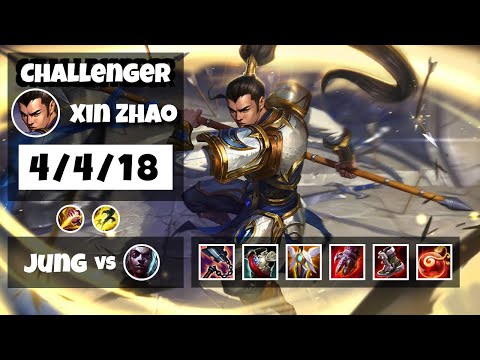 Xin Zhao 11.18 S11 Jungle Challenger Replay (4/4/18) - NA