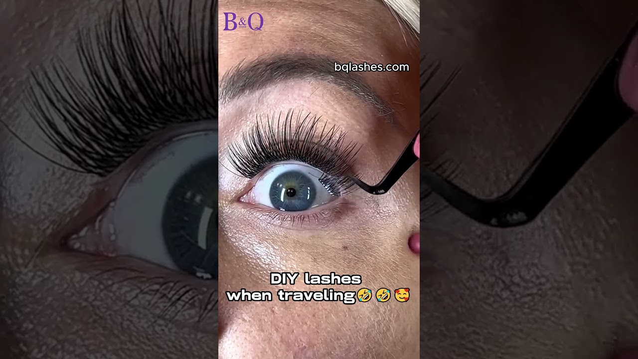 DIY cluster lashes