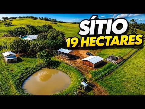 SÍTIO À VENDA RANCHO CASA FRUTAS ÁGUA E LAVOURA R$ 1.235.000