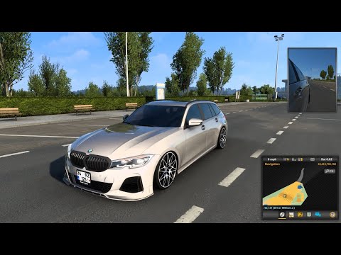 ETS2 1.43 Mods |Car Mod| - Cruising Nice on Highway with BMW G21 1.43 Mod