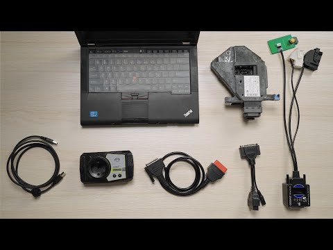 Demonstration of adding CAS1 Key using Godiag BMW CAS1/CAS2 Mech-Key Test Platform and VVDI2
