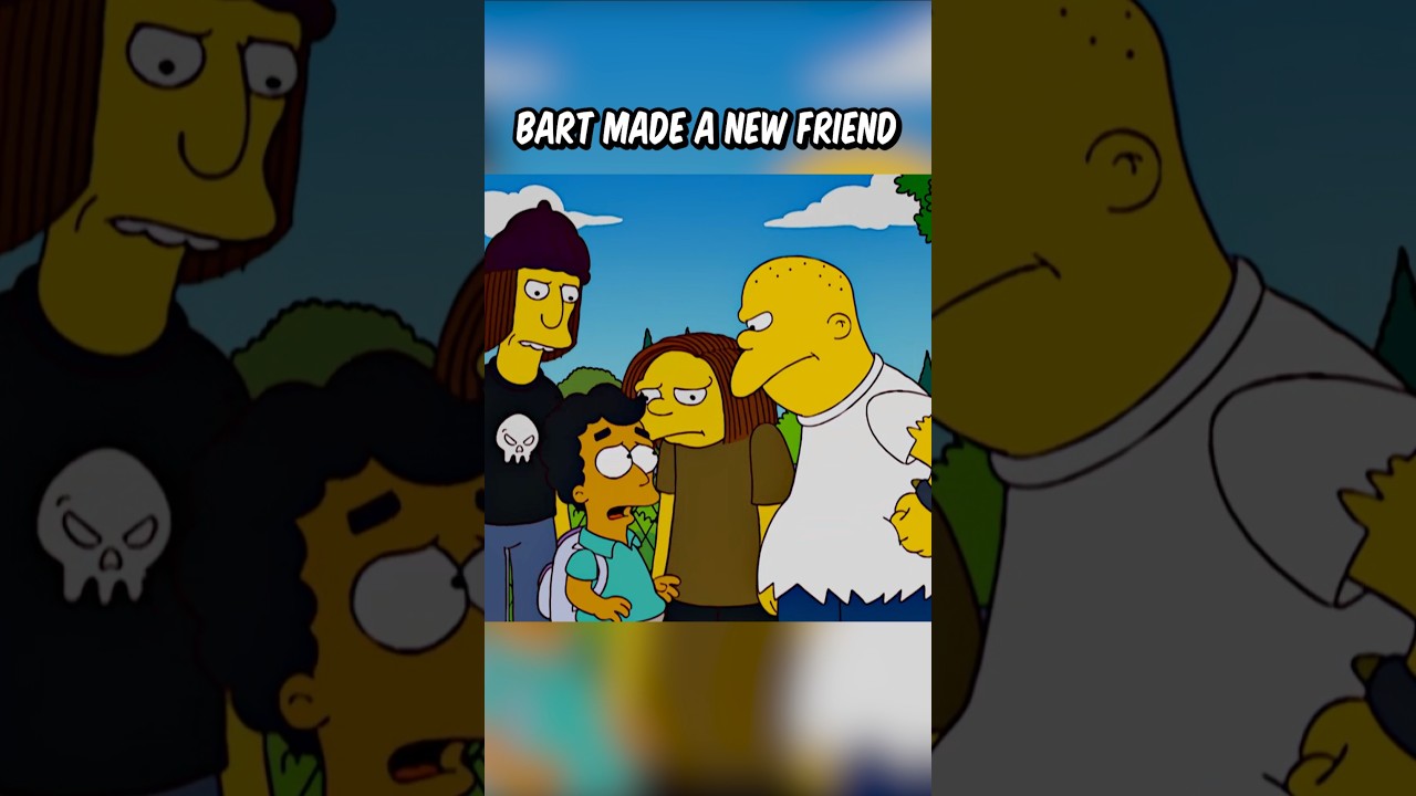 Bart made a new friend