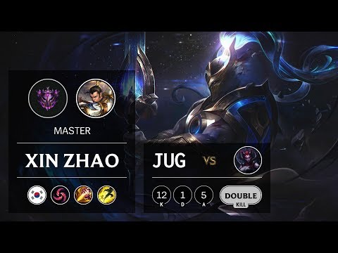 Xin Zhao Jungle vs Elise - KR Master Patch 9.17