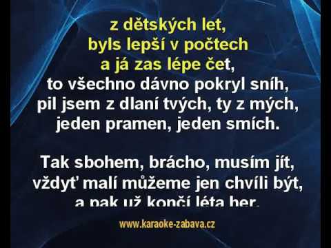 Léta prázdnin-live - Karel Gott Karaoke tip
