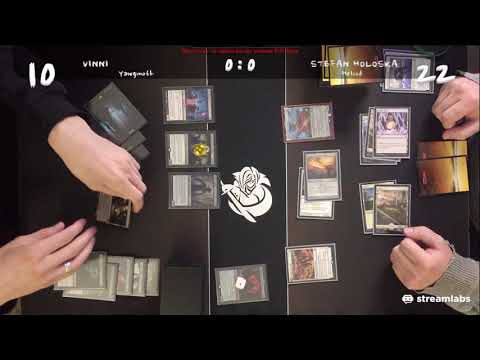 1st round: Yawgmoth, Thran Physician vs Heliod, Sun-Crowned - 14th Prague duel commander