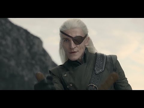 Aemond and vhagar burns sharp point | house of the dragon S2EP8