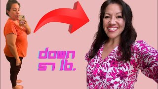 So many compliments on how I’ve lost 57 pounds! Walk with me and let’s talk about how 😍
