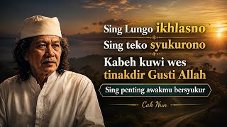 Download lagu Fate Is Never Wrong, What’s Wrong Is When You Cannot Be Sincere and Grateful - Advice from Cak Nun mp3