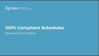 How can I create 100% compliant schedules
