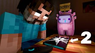 The Nintendo Switch 2 was broken by Among us Axolotl / minecraft best funny videos!