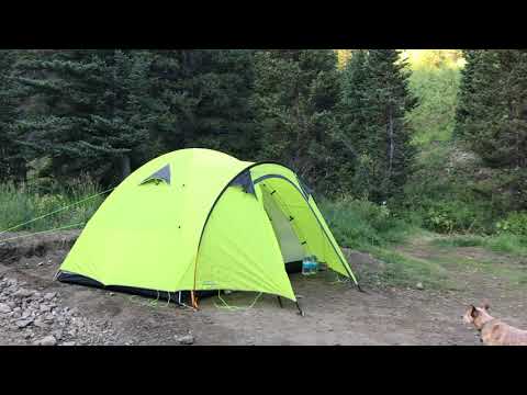 360 degree view of the campsite.