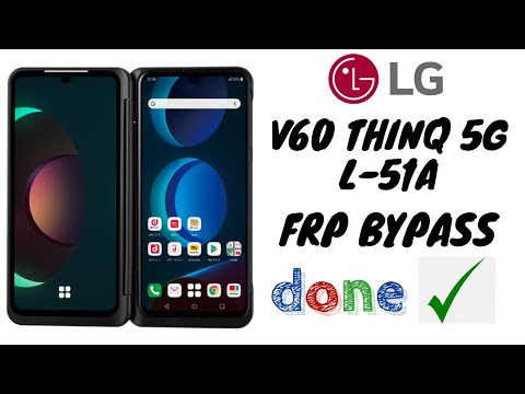 LG V60 ThinQ 5G L-51A FRP Bypass Easy method........