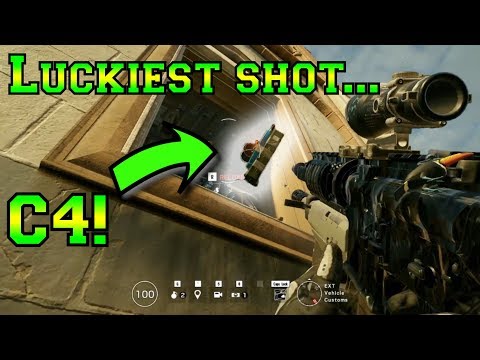 LUCKIEST Buck Shotgun Shot, Saved my life! - Rainbow Six Siege