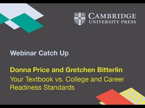 Your Textbook vs College and Career Readiness Standards