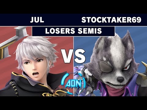 AON Ultimate 47 - GG | Stocktaker69 (Wolf) Vs 3D | Jul (Captain Falcon, Robin) Losers Semifinals