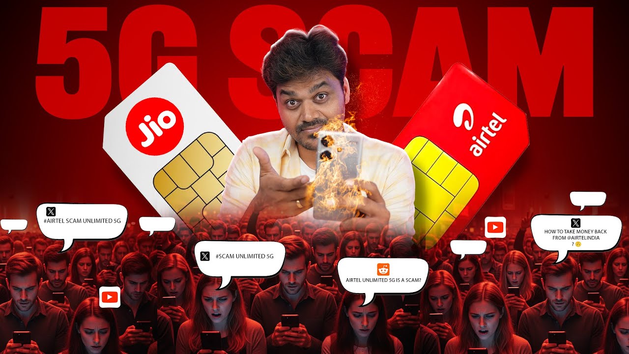 🔥பத்த வச்சிட்டியே பரட்டை 🤯 Airtel & JIO Unlimited 5G Scam Exposed! ⚠️