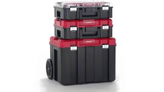 CRAFTSMAN System Tower 3-Section Lockable Wheeled Tool Box