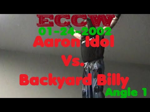 ECCW 01/24/02 Aaron Idol vs Backyard Billy - Angle 1