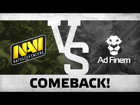 WATCH FIRST: COMEBACK! - Na`Vi vs Ad Finem @ SL I-League StarSeries Season 3