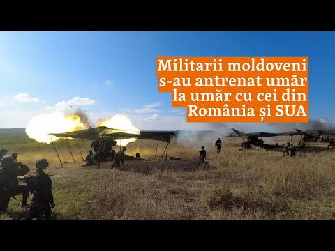 Militarii moldoveni s-au antrenat umăr la umăr cu cei din România și SUA